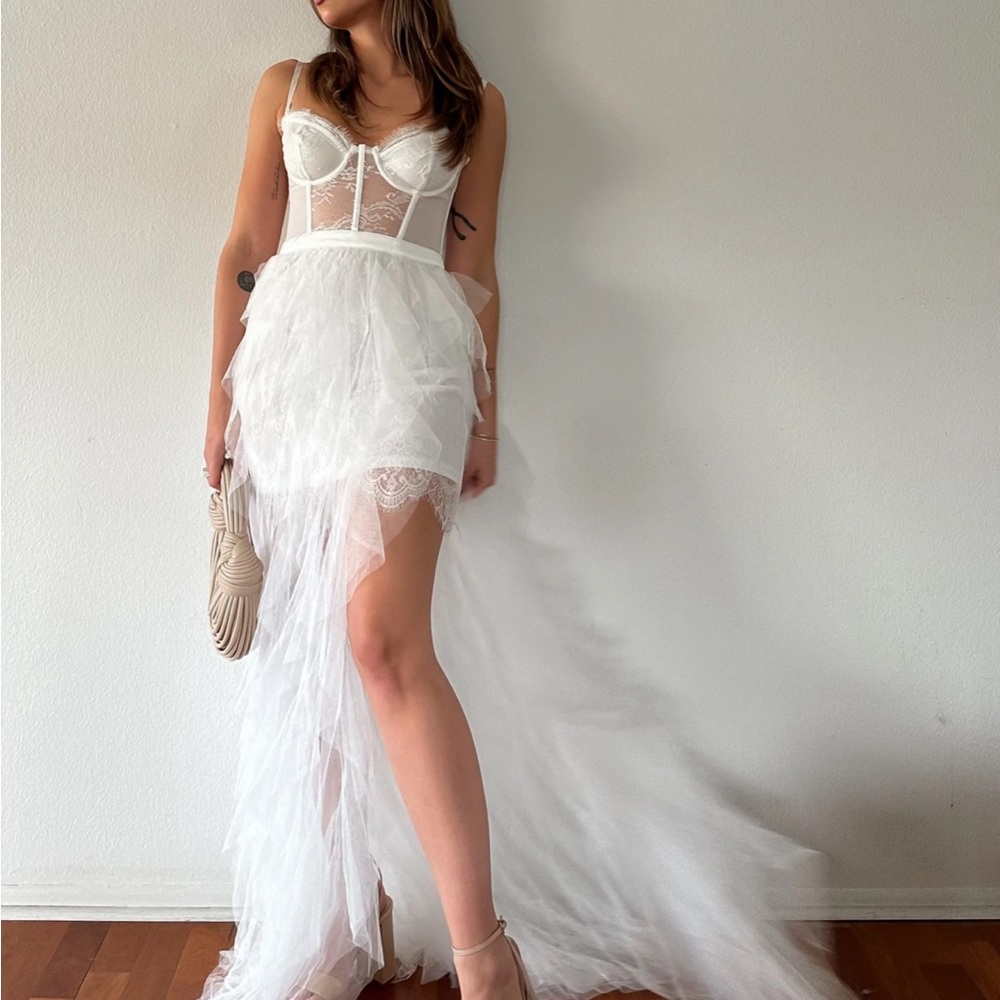 Bridal corset dress, Revolve x For Love & Lemons lookalike!